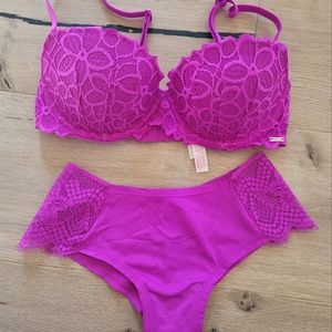 PINK Victoria's secret bra and panties